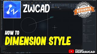 ZWCAD How To Dimension Style [upl. by Malley]