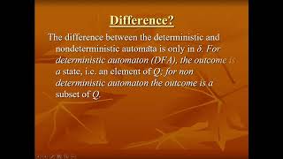 Deterministic and Nondeterministic automata [upl. by Eradis]