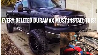 Duramax YBridge Full Install EGR Delete [upl. by Ennobe]