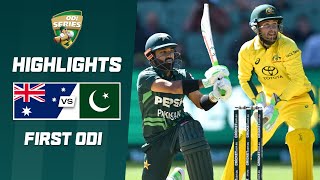 Australia v Pakistan  First ODI  ODI Series 202425 [upl. by Letnwahs]