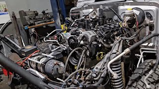 Hemi Jeep Swap Progress and Set Backs [upl. by Caz]