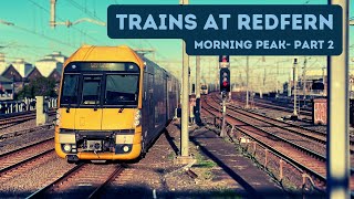 Sydney Trains Mania Morning Peak Trains at Redfern PART 2 [upl. by Mccallum]