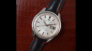 1965 Seiko 5 Sportsmatic Deluxe mens vintage automatic watch Model reference 76067000 [upl. by Merilee]