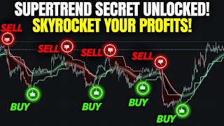 Supertrend Indicator Strategy Master the TradingView Buy Sell Indicator for Maximum Profits [upl. by Alegnatal]