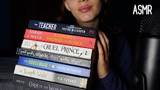 ASMR Lets Talk All About Books tapping and clicky whispers [upl. by Suolhcin257]