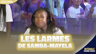 JO 2024  Athlétisme  Les larmes touchantes de SambaMayela en revivant sa médaille olympique [upl. by Inattirb]