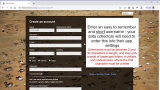 Mapping census  Part 1 creating KoboToolbox account [upl. by Innor]