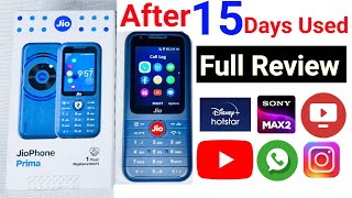 JioPhone Prima 4G  15 Days Usage  Full Review [upl. by Thant702]