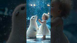 A Baby Fuses with A Seal on AGT americagottalent agt magic talent shorts [upl. by Adnorat934]