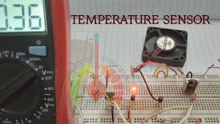 LM 35 TEMPERATURE SENSOR TUTORIAL [upl. by Oilegor678]