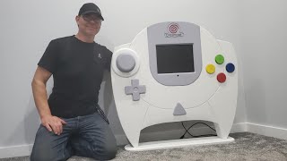 Giant Sega Dreamcast Controller TV Build [upl. by Wehrle]