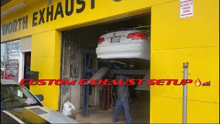 BMW E92 328i Aggressive Catless Exhaust Setup [upl. by Tutt628]