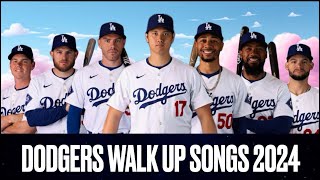 Dodgers Walk Up Songs 2024 [upl. by Cestar124]