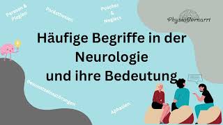 Begriffe in der Neurologie und ihre Bedeutung [upl. by Tolley]