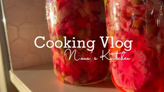 Making Traditional Middle Eastern Pickles Torshi  Cooking Vlog [upl. by Notterb]