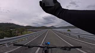 MTB bike hinze dam view safe ride mga tool🚴 [upl. by Immot]