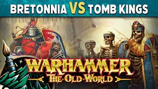 The Old World Box Sets Battle Report Kingdoms of Bretonnia vs Tomb Kings [upl. by Russi626]