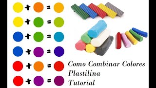 Como combinar colores con plastilina [upl. by Anrym48]