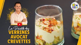 Verrines avocat crevettes  Lidl Cuisine [upl. by Pollak]