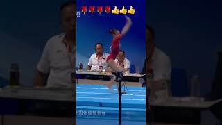 fabulous gymnastics vaulting by QIU Qiyuan vault gymnast sports [upl. by Delilah399]