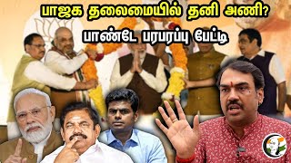 பாஜக தலைமையில் தனி அணி பாண்டே பரபரப்பு பேட்டி  Rangaraj Pandey About AdmkBjp Allaince  Admk [upl. by Avihs]