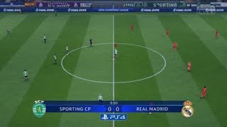 FIFA 19 PS4 Final Champions League 24 25 Sporting Lisboa vs Real Madrid [upl. by Portland792]