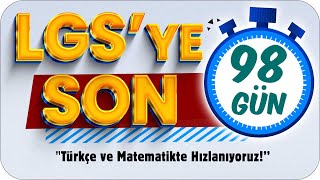 Türkçe ve Matematikten Eksik Konun Kalmasın⏳ LGSye Son 98 Gün❗ [upl. by Deborath]