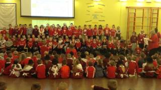 Caerau Primary School  Year 3 amp 4  St Davids Day Performance 2016 [upl. by Somerset652]