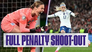 Full Penalty Shootout  England 11 Brazil 42 Penalties UEFA Womens Finalissima  England [upl. by Lered107]