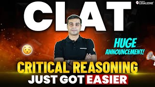 Achieve Perfect Scores CLAT 2025 Critical Reasoning Secrets Revealed [upl. by Rigdon]