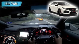 005  Ulu Yam chill drive  FK8 Honda Civic Type R  Ft Ford STs  Malaysia POV Test Drive [upl. by Thorner]