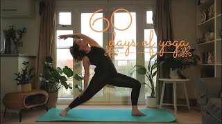 🌼I COMPLETED 60DAYS OF YOGA WITH ADRIENE🌼  Update and Results🙏 [upl. by Oicirtap]