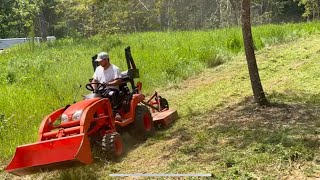 Brush Hogging The Ultimate Guide to Clearing Overgrown Land [upl. by Mcclees456]