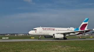 Eurowings ist der Platzhirsch am Flughafen Hamburg ✈️😎 eurowings airport hamburg taxiway [upl. by Uchida935]