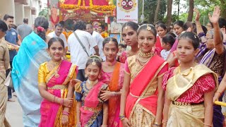 My home Jewel Rathyatra 2024  Harinaam  Krishna  Dance performances  ISKCON [upl. by Sale]