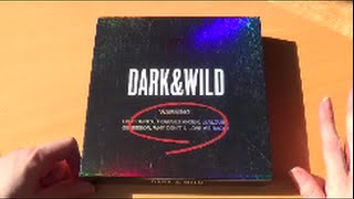 Unboxing BTS Bangtan Boys 방탄소년단 1st Studio Album Dark amp Wild [upl. by Ailaham710]