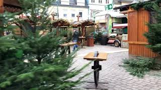 Weihnachtsmarkt Speyer wird aufgebaut November 2019 [upl. by Lema]