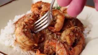 Barbecue Shrimp  New Orleans Style Garlic Pepper Shrimp Recipe [upl. by Retsim]