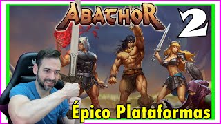 ACCIÓN Y PLATAFORMAS COMO EN LAS RECREATIVAS DE LOS 90´S  ABATHOR Gameplay Español 2 [upl. by Winola611]