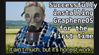 GrapheneOS an actual FirstLook and Install Easier than it should be [upl. by Erika]