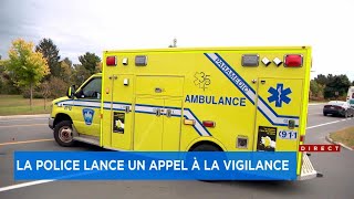 Accidents impliquant des piétons la police lance un appel à la vigilance [upl. by Odnarb871]