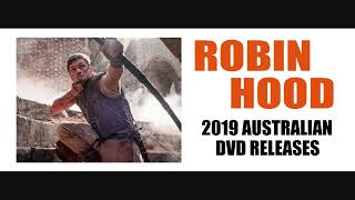 Taron Egerton Jamie Foxx Eve Hewson Robin Hood 2018 2019 Australian DVD Releases [upl. by Akcirahs971]