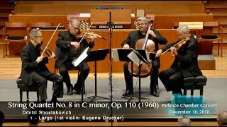 Emerson String Quartet Shostakovich Quartet No 8 in C minor Op 110 [upl. by Minna145]