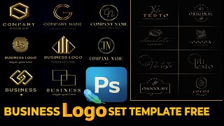 Business Logo Set TemplatePSD Free [upl. by Itsym]