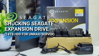 14TB Seagate Expansion Unboxing amp Shucking [upl. by Kerrin239]