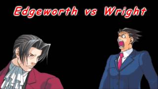 VG Arch Rivals 1  Edgeworth vs Wright Cornered Lying Coldly Steel Samurai [upl. by Candra]