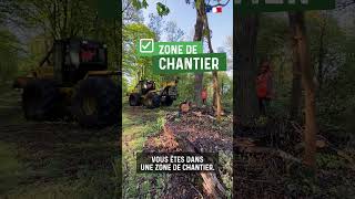 Attention aux zones de chantier en forêt [upl. by Goda]