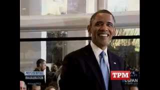 Obamas Get Down To Inaugural Parade Drum Corps [upl. by Davies]