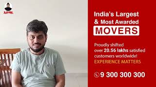 Agarwal Packers and Movers From Gurgaon to Hyderabad Client Review agarwalpackersandmoversreview [upl. by Berl750]