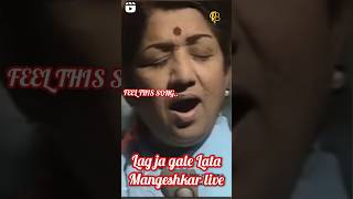 lag ja gale Lata Mangeshkar live 💔 bollywood song Latatranding oldisgold youtubeshorts [upl. by Annahsed]